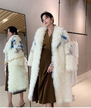 Turkish Roll Wool Fur Coat