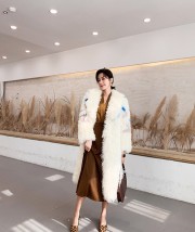 Turkish Roll Wool Fur Coat