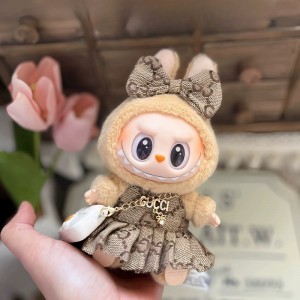Brown (skirt + headdress + bag)