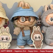 Labooboo DolI Three-Piece Set (Bib Pants, Hat, Glasses)