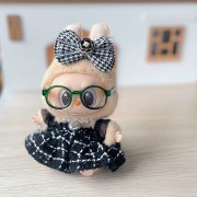 Yellow Bear Pants + T-shirt + Hat (without shoes doll)