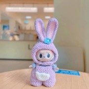 Hand-Crocheted! Purple Bunny Clothes (no doll)