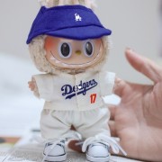 17cmLabooboo Doll 17 Size Baseball Uniform Doll Clothes Four-Piece Set