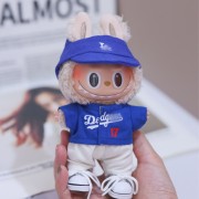 17cmLabooboo Doll 17 Size Baseball Uniform Doll Clothes Four-Piece Set