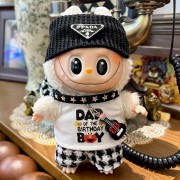 Labooboo doll hat + clothes (without doll, without glasses)