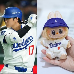 17cmLabooboo Doll 17 Size Baseball Uniform Doll Clothes Four-Piece Set