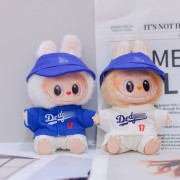 17cmLabooboo Doll 17 Size Baseball Uniform Doll Clothes Four-Piece Set