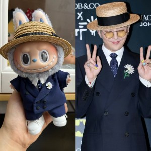 (Only sell clothes) Labooboo Doll Clothes Suitable for 17cm Doll G-Dragon Same Style (7 pieces)
