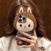 Labooboo Doll Apple Stripe Silicone Phone Case Anti-fall