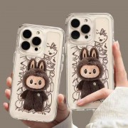 Labooboo Doll Apple Phone Case Space Shell - Transparent