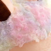 Green Rose Velvet Laboboo Doll Pillow