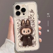 Labooboo Doll Apple Phone Case Space Shell - Transparent