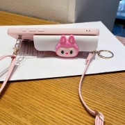 Labooboo Doll Apple Phone Case Anti-drop Pink Phone Case + Handle Strap