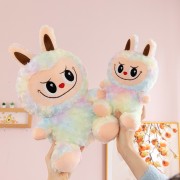 Green Rose Velvet Laboboo Doll Pillow