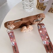 Labooboo Doll Apple Phone Case Light Brown [With Lanyard]