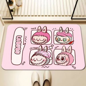 Labooboo Doll Bathroom and Toilet Door Anti-slip Mat