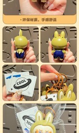 Labooboo Doll Original Face Changing Keychain